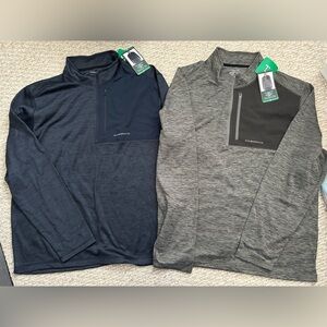NWT Two Men’s G.H.Bass quarter zip Sweater size XL